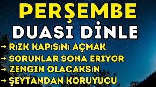 PERŞEMBE G&Uuml;N&Uuml; MUCİZE DUASI - Ya Rabbi! Rızkımızı bolluk ve bereket ver, bizi Kuran ile s&uuml;sle.