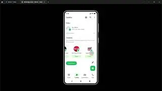Figma internship task redesign whatsapp UI