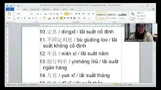 PHẦN 5- TỪ VỰNG TIẾNG TRUNG CHỦ ĐỀ GỬI TIẾT KIỆM- TIẾNG TRUNG CHUYÊN NGÀNH NGÂN HÀNG