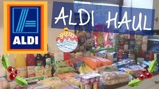 Huge Aldi Grocery Haul UK 2018 | Vlogmas Day 2 2018 | Taba and Baba