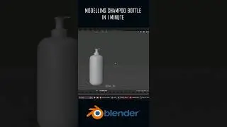 low poly Shampoo Bottle in 1 minute