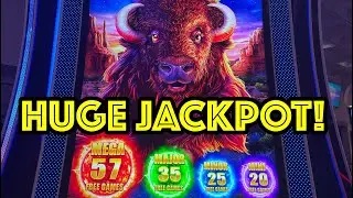 ‼️BIGGEST HANDPAY on YT on Buffalo Power Pay! NEW SLOT