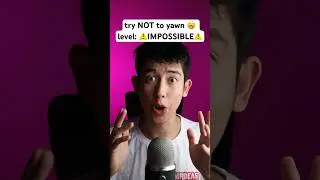 try NOT to yawn! 🥱 #asmr