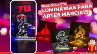 Presente Perfeito para Lutadores | Lumin&aacute;ria Personalizada para Jiu-Jitsu, Karat&ecirc; e Jud&ocirc;