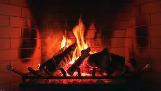 4K Fireplace 🔥 Real Fire Sounds for Relaxation, Sleep & Cozy Ambience
