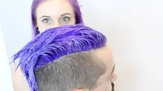 Ultra Violet Hair Transformation On My Boyfriend!