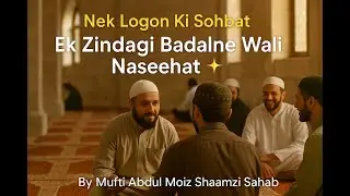 Sohbat Badlo, Zindagi Badal Jayegi | Islamic Short Clip | Mufti Abdul Moiz Shaamzi Sahab