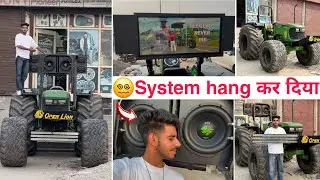 😍I had fun today. New Look Tochan king Finally the tractor is ready after installing music system...