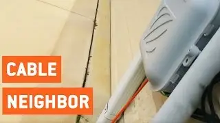 Cable Company Runs Wire Through Neighbor's Yard