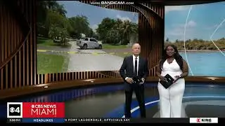 WFOR CBS News Miami at 6pm open May 26, 2025