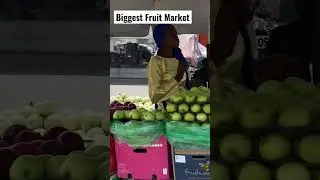 Biggest Apple Market  #market #fruit #creativitydecoded #shortsafrica #shorts