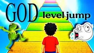 Gaming+cartoon video 🤯 High jumping 