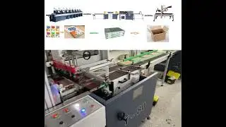 Runda T-80 shrink wrap packing machine for books working in-line with PS6000 Book collating machine