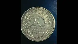 🇲🇫  20 CENTIMES. 1963 PRICE UPDATE RARE COIN 58 YRS. OLD😱