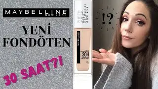 YENİ FORMÜL! MAYBELLINE SUPER STAY ACTIVE WEAR FONDÖTEN! 30 SAAT KALICI?!