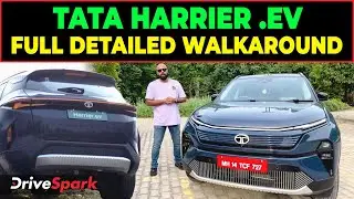 Tata Harrier EV Full Walkaround | Features, Price & Launch Details!