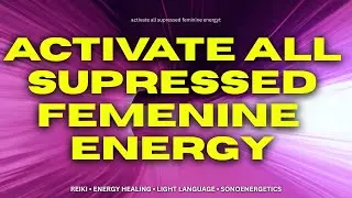 Reclaim your feminine power - heal your divine feminine - activate your sacral chakra - reiki energy