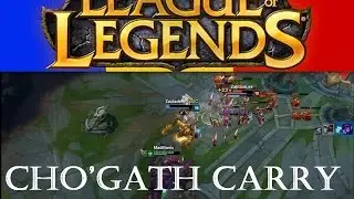 League of Legends (LOL) - Cho'Gath TOP LANE- Carry - Romania