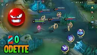 Odette Gameplay Top 1 Global 2026 😱 | Pro Player Odette | Best Build MLBB