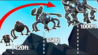 Who Has The Highest Jump in Omnidroid Robot Family ? Garry's Mod Experiment !