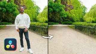 How To REMOVE OBJECTS From Video in DaVinci Resolve