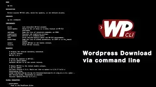 How to download WordPress via command line