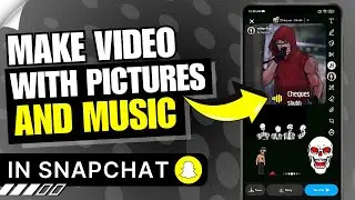How to Make Video with Pictures and Music on Snapchat | Creative Story Ideas!