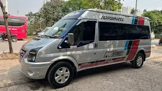 Bán xe khách ford transit 16 chỗ 2017 bản trung svp cam zin máy zin keo chỉ zin hồ sơ cầm tay