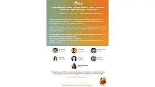 Global #AscendTogether Employee Resource Group ERG Forum   Fostering Workplace Belonging Through ERG