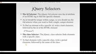 WT Wk 15 Video 02 (jQuery Selectors)