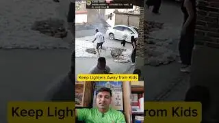 Unexpected fire incident! Don&rsquo;t try this 😳#shorts#FireSafety #BeCareful #SafeTips #LuckyEscape