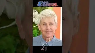 Ellen Degeneres Aging Until 2057 #ellendegeneres #ellen #2010s #findingdory #ai #faceapp #aging