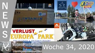 Freizeitpark News - Woche 34, 2020 - Looping Group kauft Drayton Manor, Intamin im Movie Park & mehr