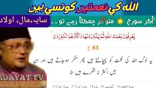 Allama Talib Jauhari || Allah ki Naimat Kiya hai