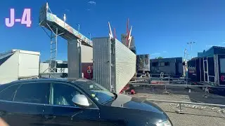 J-4 Montage Du TECHNO POWER VENOM 🔥 ! Foire Saint-Martin Perpignan 2025 🎡🎢🎠