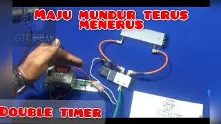 pneumatic maju mundur terus menerus dengan timer