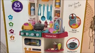 A satisfying 20 minute unboxing with the Talented Chef Kitchen Playset, Disney Toy Set