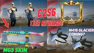 BGMI/PUBG C2S6 Tier Rewards Leaks | Cycle 2 Season 6 Rewards All Gold To Conqueror | Season 6