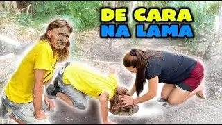 PRISCILA ENFIA O ROSTO DE FALA FINA NA LAMA, SEM DÓ | Fala Fina Oficial