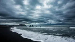Dark Screen Ocean Waves | Quiet Night to Support Sleep Therapy Naturally with Gentle Ocean Motion