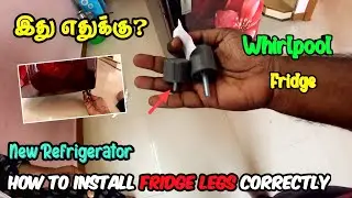 Whirlpool Refrigerator |🤯 What is this?⁉️ | How to Install Fridge Legs Correctly