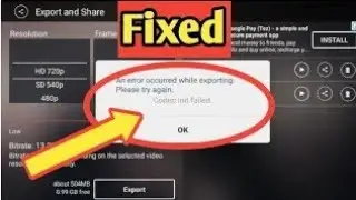 Kinemaster exporting problem | exporting error in kinemaster | solution exporting in kinemaster