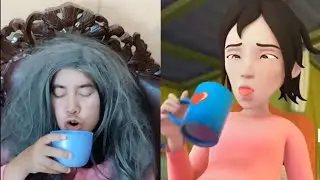 TIRU AKSI KAK ROS MARAH MARAH JADI BATAL PUASA
