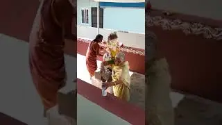 #oldage home in Hyderabad for Brahmins - Guru Dattatreya abhishekam by inmates Feb 24 2022