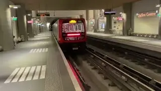 Lyon Metro - Line B - Gare Part-Dieu - Saxe - Gambetta with an MPL16 705 - 706