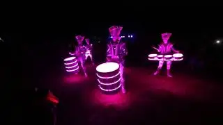 Worldbeaters LED Drummers @ Heveningham Hall Fireworks 2017