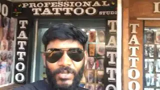 Tattoo Art at Goa Calangute Beach | Travel Time With Sunil Saxena