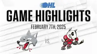 OHL Highlights: Sudbury Wolves @ Niagara IceDogs Feb. 7, 2025