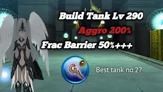 Build Tank staff LV 290 (NEW UPDATE) tank anti frac damageᕙ⁠(⁠⇀⁠‸⁠↼⁠‶⁠)⁠ᕗ #toramonline