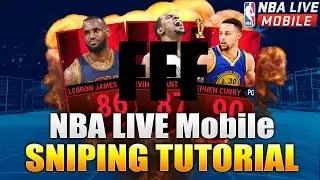 Nba Live Mobile Sniping Filter! Make 150k a day! Mad profit!